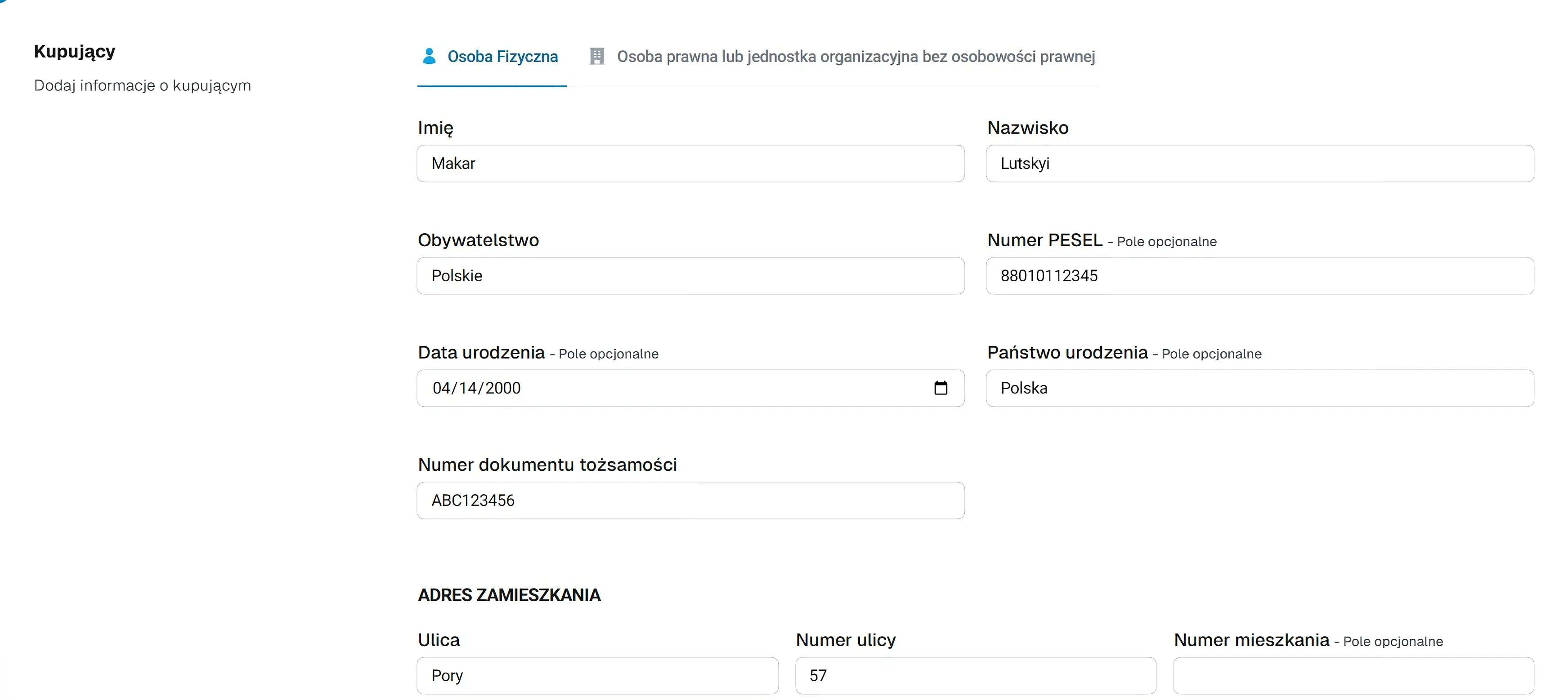 ewidencja transakcji